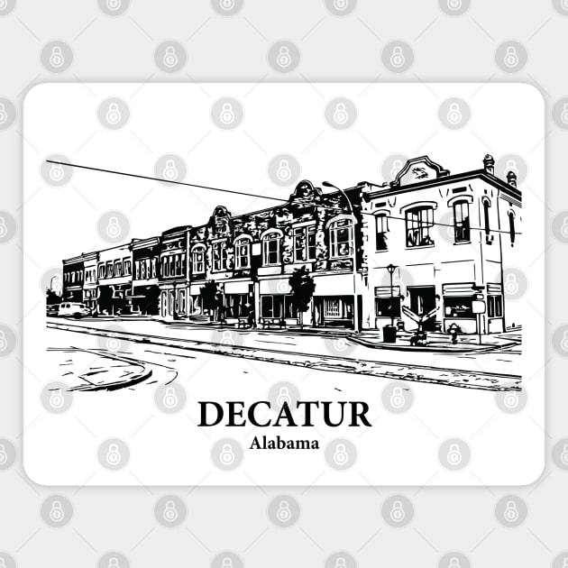 Decatur - Alabama Magnet by Lakeric